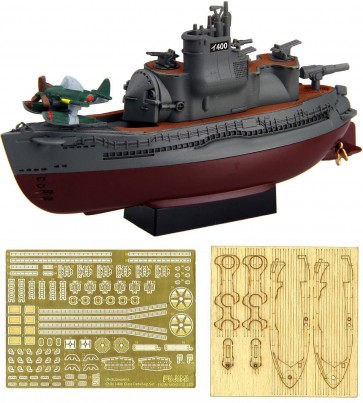 ちび丸艦隊 伊400型潜水艦 2隻セット特別仕様(エッチングパーツ&木甲板シール付き) フジミ, FUJ22978, by フジミ