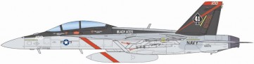1/144 アメリカ海軍 艦上戦闘機 F/A-18F スーパーホーネット VFA-41 ブラックエイセス プラッツ, PLZ84573, by プラッツ