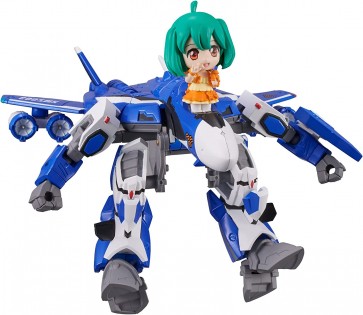 TINY SESSION マクロスF VF-25G メサイアバルキリー (ミシェル機) with ランカ バンダイ, BAC38960, by バンダイ