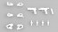 Little Armory リトルアーモリー [LA-OP23]メガミデバイス用銃の持ち手2(ホワイト) トミーテック, TMT34828, by トミーテック