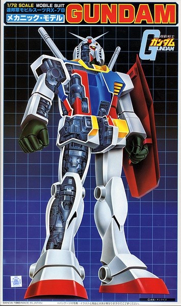 1/72 機動戦士ガンダム ガンダム メカニック・モデル バンダイ, BAN31794, by バンダイ