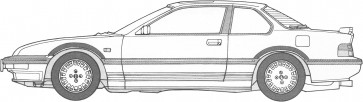 1/24 ハイソカーシリーズ No.1 プレリュード2.0Si(ハイソカーバージョン) フジミ, FUJ47614, by フジミ