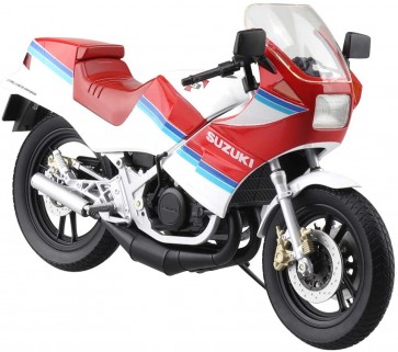 1/12 スカイネット 完成品バイク SUZUKI RG250Γ レッド×ホワイト アオシマ, AOS06778, by アオシマ