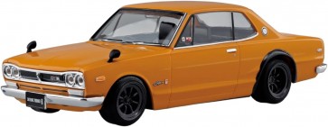 1/32 楽プラ スナップキット No.16CU-BN ニッサン C10 スカイライン 2000GT-R カスタムホイール (ブラウン) アオシマ, AOS01701, by アオシマ