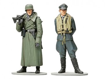 1/35 スケール限定シリーズ ミリタリーミニチュア ドイツ 機関銃手・空軍エースパイロット 2体セット タミヤ, TAM96417, by タミヤ