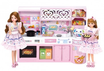 リカちゃん LF-06 おしゃべりいっぱい リカちゃん キッチン タカラトミー, TAK16788, by タカラトミー