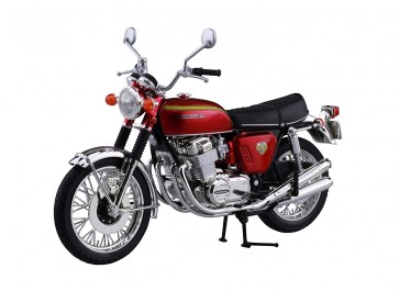 スカイネット 1/12 完成品バイク Honda CB750FOUR (K0) キャンディレッド アオシマ, AOS04323, by アオシマ