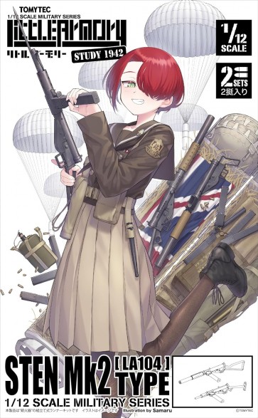 1/12 Little Armory リトルアーモリー [LA104] ステンMk2タイプ トミーテック, TMT30004, by トミーテック