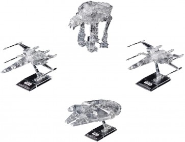 1/144 , 1/350 , 1/540 スター・ウォーズ/最後のジェダイ クリアビークル セット バンダイ, BAN89194, by バンダイ