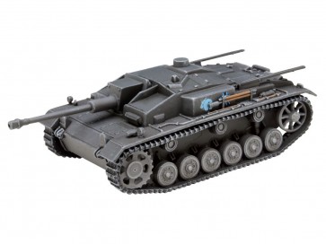 1/72 ガールズ&パンツァー劇場版 III号突撃砲F型 カバさんチーム 劇場版です! アクリルスタンド付属 プラッツ, PLZ89967, by プラッツ
