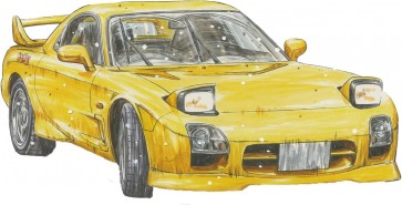 1/24 頭文字Dシリーズ No.12 EX-1 FD3S RX-7 マツダスピードA-spec 高橋啓介 特別仕様(キャラクターアクリルスタンド付き) フジミ, FUJ83992, by フジミ