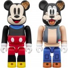 BE＠RBRICK MICKEY MOUSE & GOOFY (Lonesome Ghosts Ver.) 2PCS SET メディコム・トイ, MED16537, by メディコム・トイ