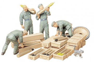 1/35 ﾐﾘﾀﾘｰﾐﾆﾁｭｱｼﾘｰｽﾞ 188 ﾄﾞｲﾂ戦車兵 砲弾搭載ｾｯﾄ タミヤ, TAM92355, by タミヤ