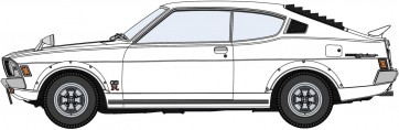 1/24 三菱 ギャラン GTO 2000GSR 前期型 w/ リアウイング ハセガワ, HAS06786, by ハセガワ