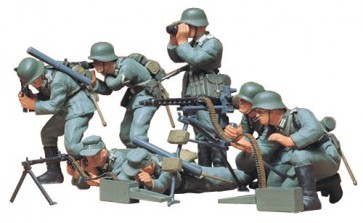 1/35 MM ﾄﾞｲﾂ機関銃ﾁｰﾑｾｯﾄ, TAM35038, by タミヤ