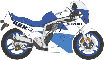 1/12 スズキ GSX-R750 (H) (GR71G) ブルー / ホワイトカラー ハセガワ, HAS17461, by ハセガワ