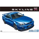 1/24 ザ・モデルカー No.8 ニッサン BNR34 スカイラインGT-R V-spec II 2002 アオシマ, AOS58589, by アオシマ