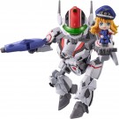 TINY SESSION マクロスF VF-25F メサイアバルキリー (アルト機) with シェリル バンダイ, BAC38977, by バンダイ