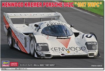 1/24 ケンウッド クレマー ポルシェ 962C 1987 WSPC ハセガワ, HAS06984, by ハセガワ
