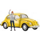 1/24 フォルクスワーゲン ビートル 1967 w/ガールズフィギュア ハセガワ, HAS24200, by ハセガワ
