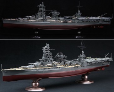 1/350 艦船シリーズSPOT 捷一号作戦 第四航空戦隊セット(航空戦艦 伊勢・日向) フジミ, FUJ00598, by フジミ