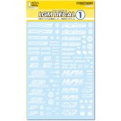 LGMデカール1 ホワイト(1枚入) ハイキューパーツ, HIQ77729, by ハイキューパーツ