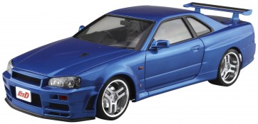 1/24 頭文字D 星野好造 BNR34 スカイラインGT-R アオシマ, AOS57339, by アオシマ
