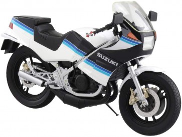 1/12 スカイネット 完成品バイク SUZUKI RG250Γ ブルー×ホワイト アオシマ, AOS06761, by アオシマ