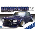 1/24 リバティーウォーク 4 ニッサン スカイライン ハコスカ2Dr アオシマ, AOS11492, by アオシマ