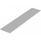 プラ=材料 [グレー] 細切り板 1.0 x 4.0mm 10本入 ウェーブ, WAV24845, by ウェーブ