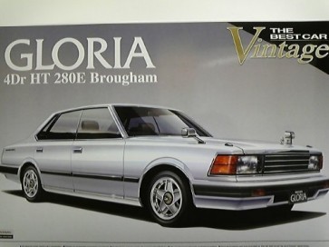 1/24　ザ・ベストカーヴィンテージ 44 ニッサン グロリア　4ドアハードトップ280Eブロアム（P430） アオシマ, AOS02834, by アオシマ