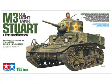 1/35 ミリタリーミニチュアシリーズ アメリカ軽戦車 M3スチュアート 後期型 タミヤ, TAM53606, by タミヤ