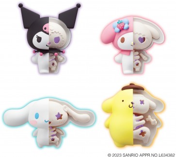 KAITAI FANTASY サンリオキャラクターズ ファンシーパープル 1BOX 4個入り メガハウス, MEG17243, by メガハウス