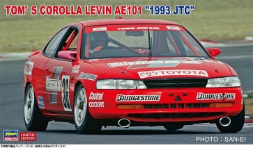 1/24 トムス カローラ レビン AE101 `1993 JTC` ハセガワ, HAS05420, by ハセガワ