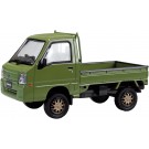 1/32 楽プラ スナップキット No.05CU-OG スバル サンバー トラック カスタムホイール(オリーブグリーン) アオシマ, AOS03897, by アオシマ