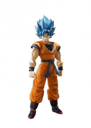 S.H.Figuarts ドラゴンボール スーパーサイヤ人ゴッドスーパーサイヤ人孫悟空-超- バンダイ, BAN57001, by バンダイ