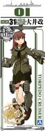 1/700 艦隊これくしょんプラモデル 艦娘 31 艦娘　重雷装巡洋艦　大井改 アオシマ, AOS51313, by アオシマ