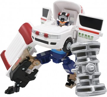 トミカ ジョブレイバー JB03 メディブレイバーカスタム トヨタ ハイメディック救急車 タカラトミー, TAK29186, by タカラトミー