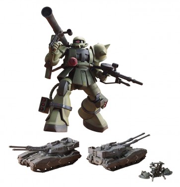 1/144  ＨＧＵＣ ザク地上戦セット, BAN77320, by バンダイ
