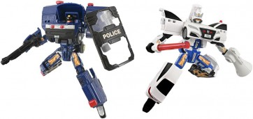 トミカ ジョブレイバー TJBDX ポリスブレイバー 機動隊＆交通機動隊 Wセット タカラトミー, TAK95494, by タカラトミー