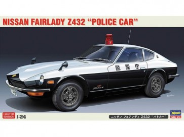 1/24 ニッサン フェアレディ Z432 パトカー ハセガワ, HAS07110, by ハセガワ