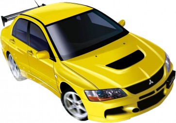 1/24 インチアップシリーズ No.329 三菱ランサーエボリューションIX GSR(GT・Wウィング付き) フジミ, FUJ48024, by フジミ