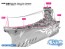 1/700 霧の艦隊 超戦艦ムサシ/ヤマト共通ディテールアップパーツ, AOS05193, by アオシマ
