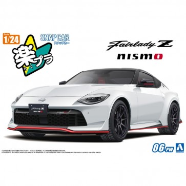 1/24 楽プラ スナップカー No.06-PW RZ34 フェアレディZ NISMO 2024 プリズムホワイト アオシマ, AOS68397, by アオシマ