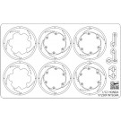 1/12 ホンダ VT250F インテグラ用 エッチング パーツ ハセガワ, HAS17669, by ハセガワ