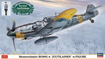 1/48 メッサーシュミットBf109G-6“ユーティライネン”w/フィギュア ハセガワ, HAS74941, by ハセガワ