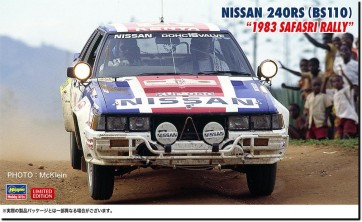 1/24 ニッサン 240RS (BS110) 1983 サファリ ラリー ハセガワ, HAS07929, by ハセガワ