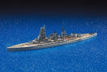 1/700  ウォーターライン 日本海軍 戦艦 長門　1944　リテイク アオシマ, AOS09284, by アオシマ