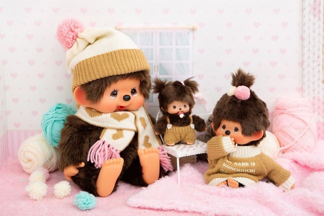 あったかニット モンチッチ 女の子 M セキグチ 東京ホビーポータル