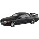 1/32 楽プラ スナップキット No.14CU-BP ニッサン R32スカイラインGT-R カスタムホイール(ブラックパールメタリック) アオシマ, AOS02890, by アオシマ